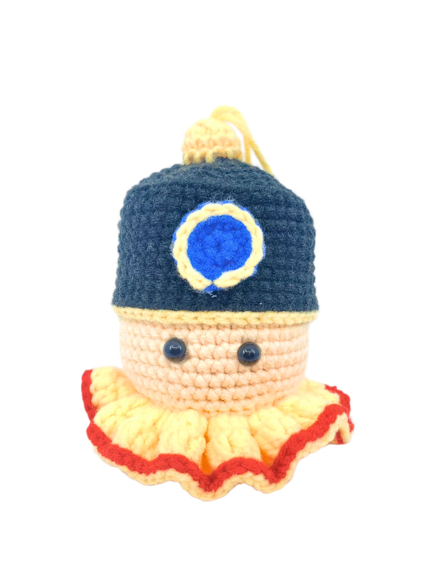 Nutcracker Head Amigurumi Ornament – A Whimsical Twist on Tradition 🎁