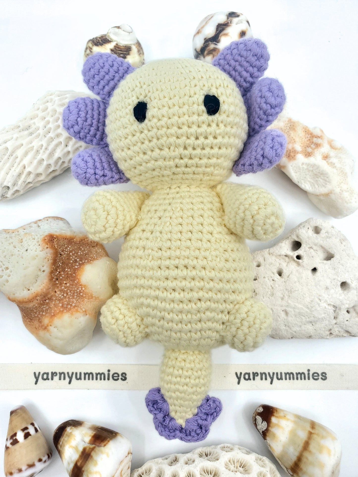 Axolotl - White and Lavender