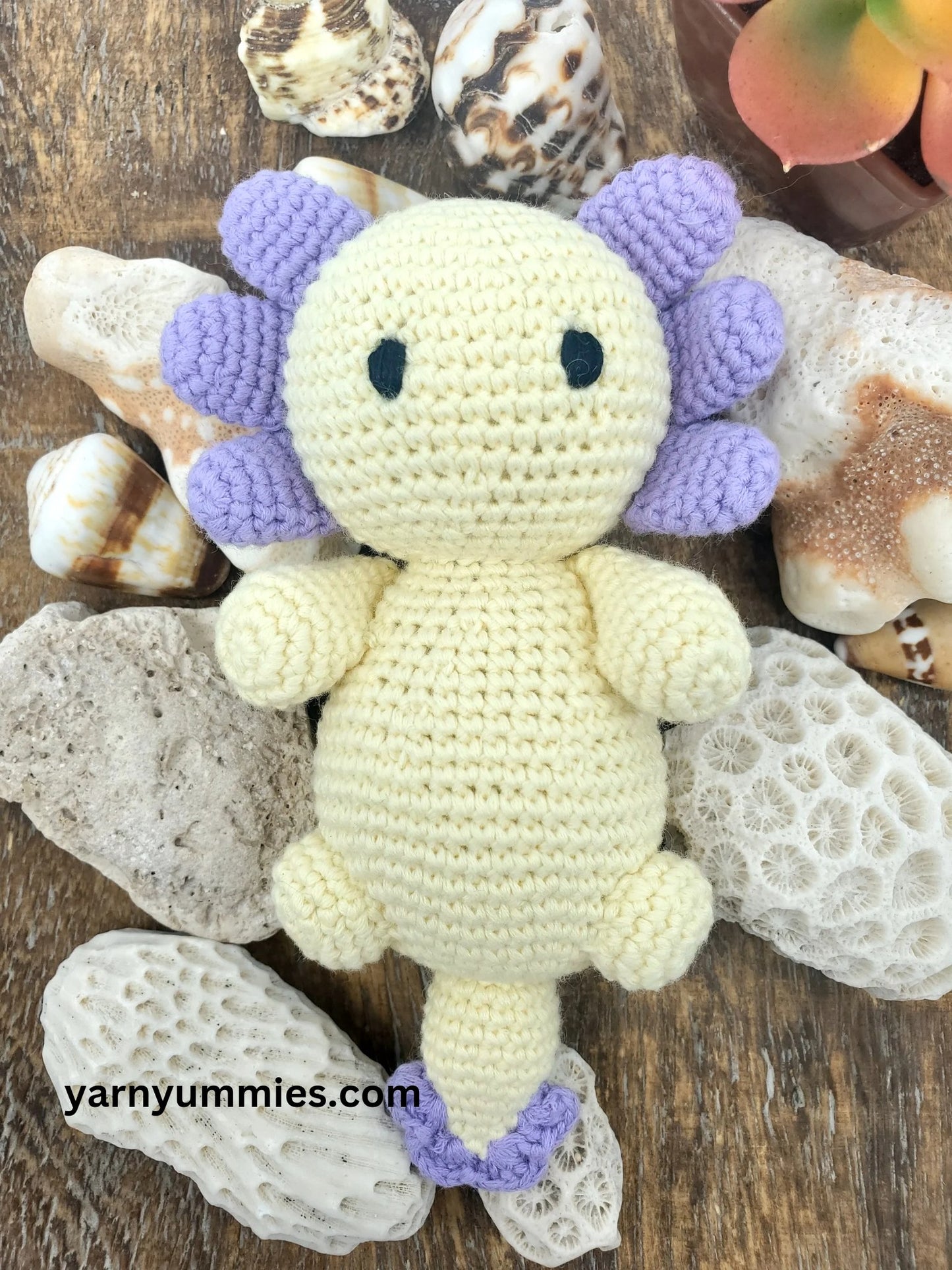 Axolotl - White and Lavender