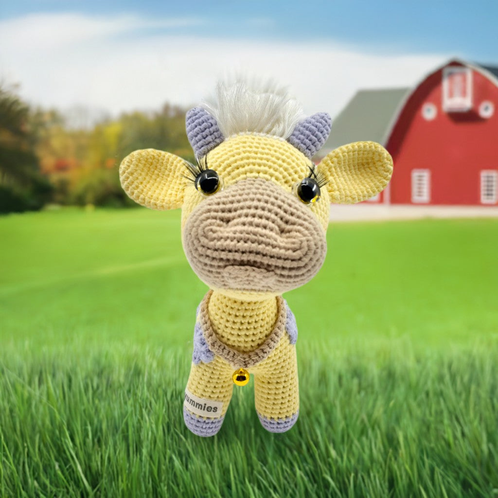 Cow (Yellow & Lavender)