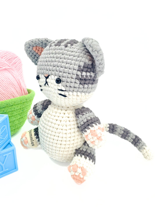 Gray Cat (With Rattle)