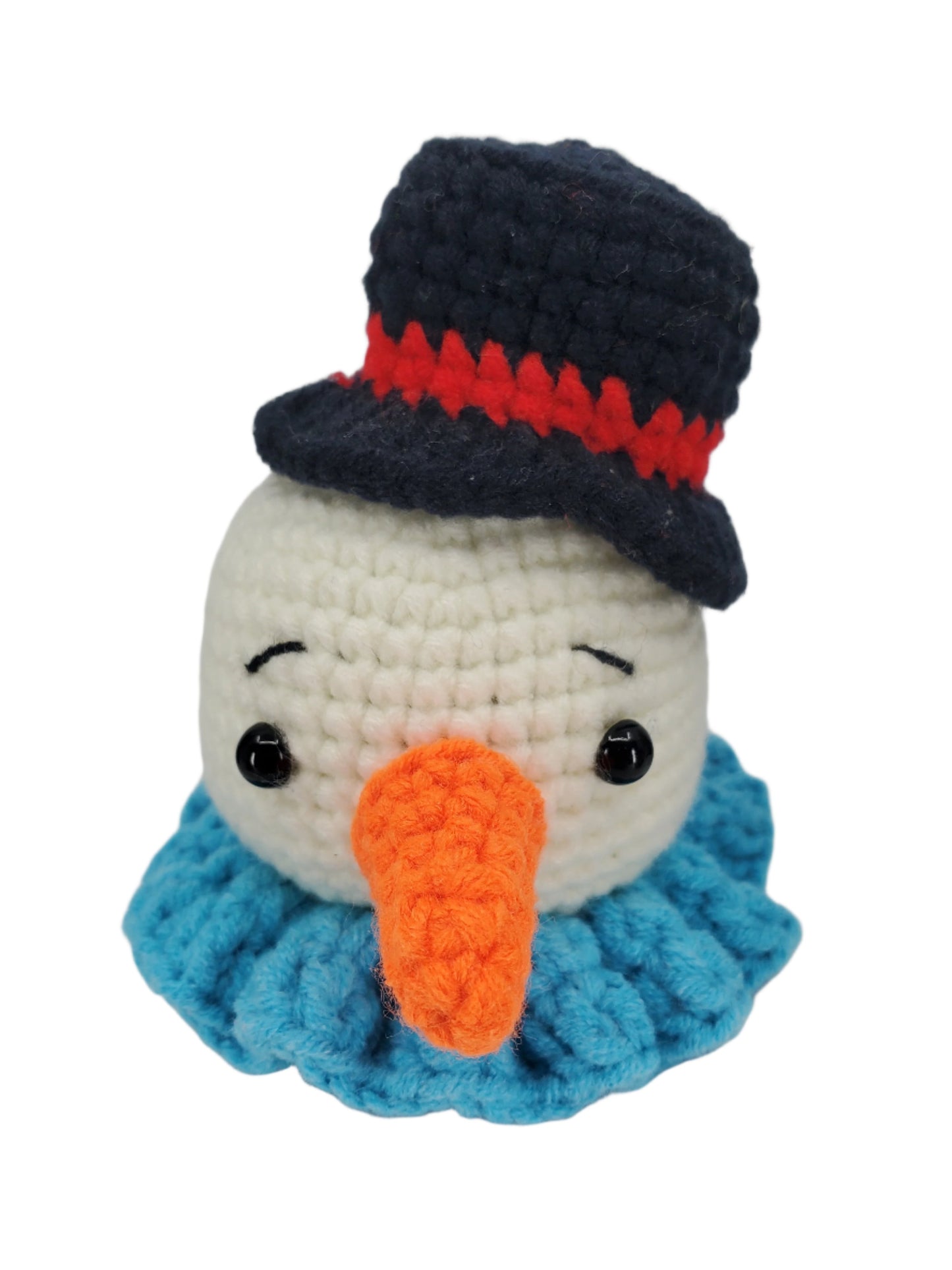 Snowman Head Amigurumi Ornament – A Cozy Classic with a Handmade Charm ⛄🎄