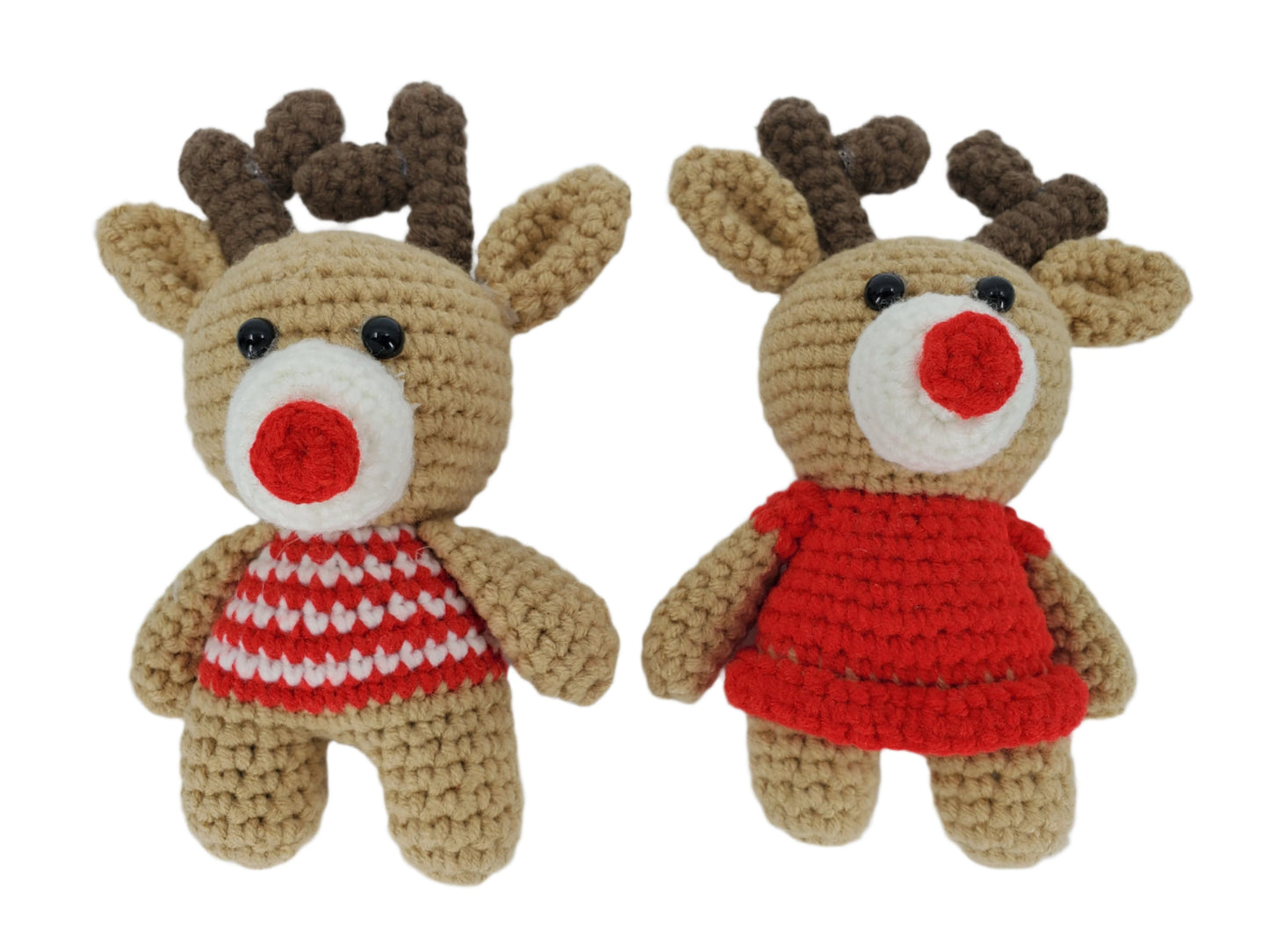 Reindeer Couple Amigurumi Set – A Whimsical Pair to Warm Your Holiday Heart 🦌 🎄