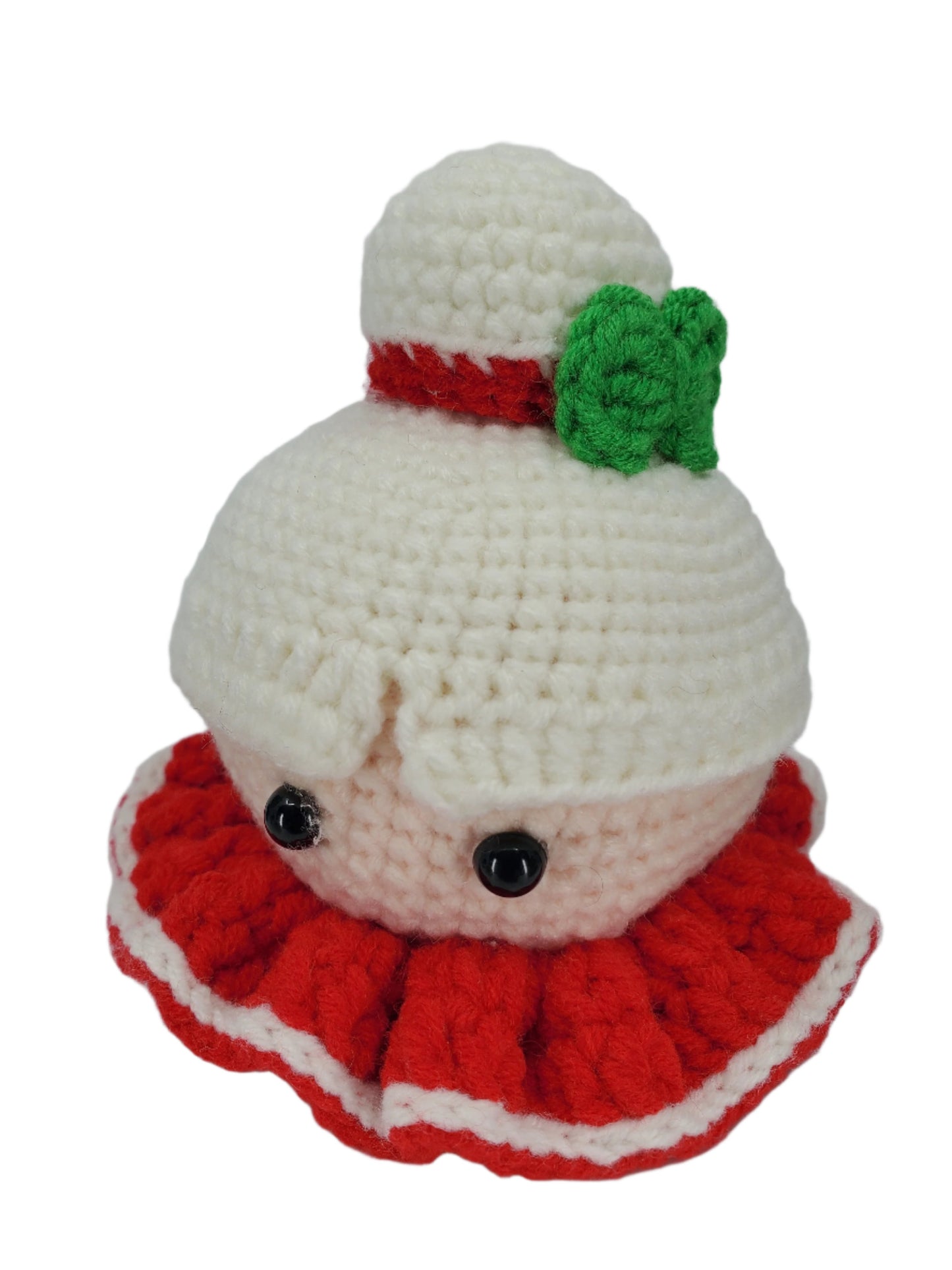 Mrs. Claus Amigurumi Ornament – Soft & Sweet Holiday Charm 👵✨
