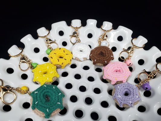 Crochet Donut Keychains 🍩