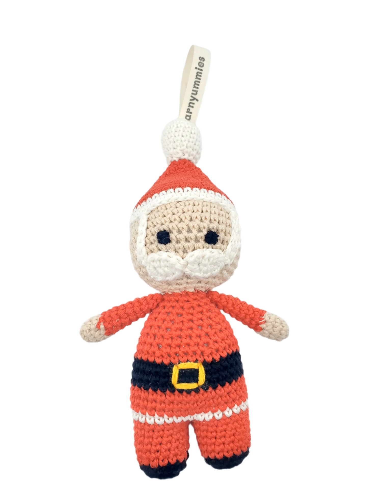 Baby's First Christmas Santa - Heirloom Cotton Ornament 🎅