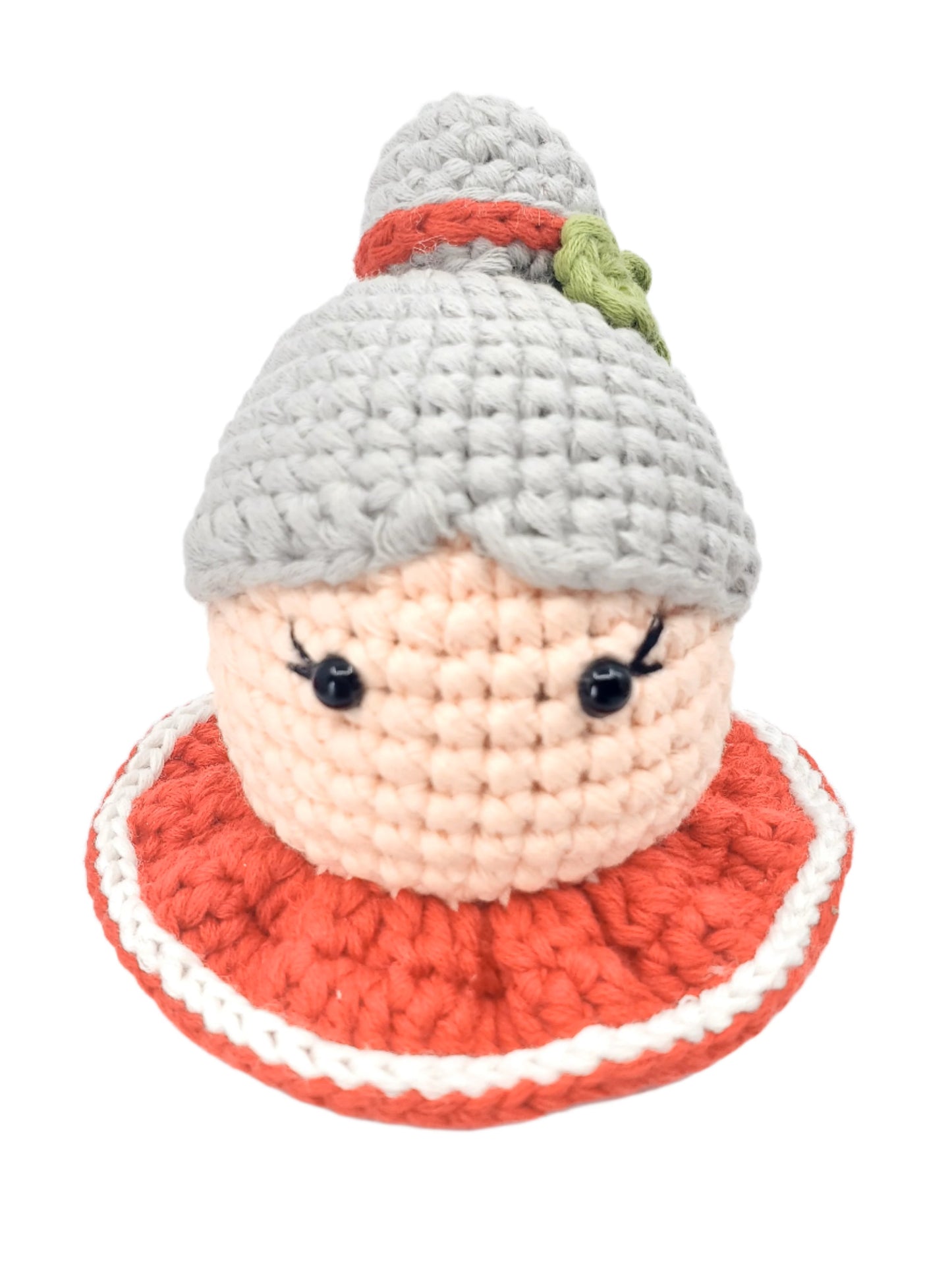 Mrs. Claus Amigurumi Ornament – The Heart of the Holidays 👵🎄