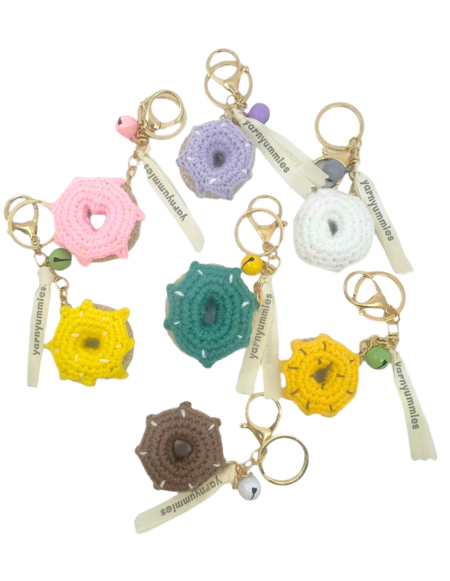 Crochet Donut Keychains