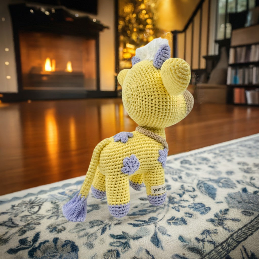Cow (Yellow & Lavender)