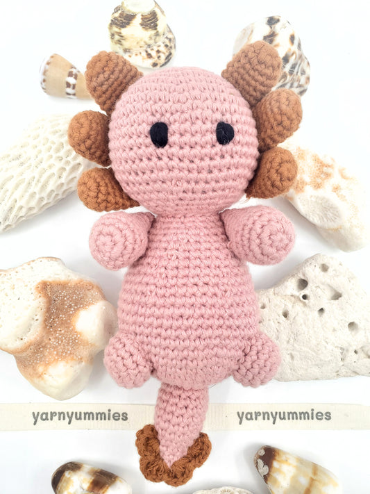 Axolotl - Old Rose and Brown