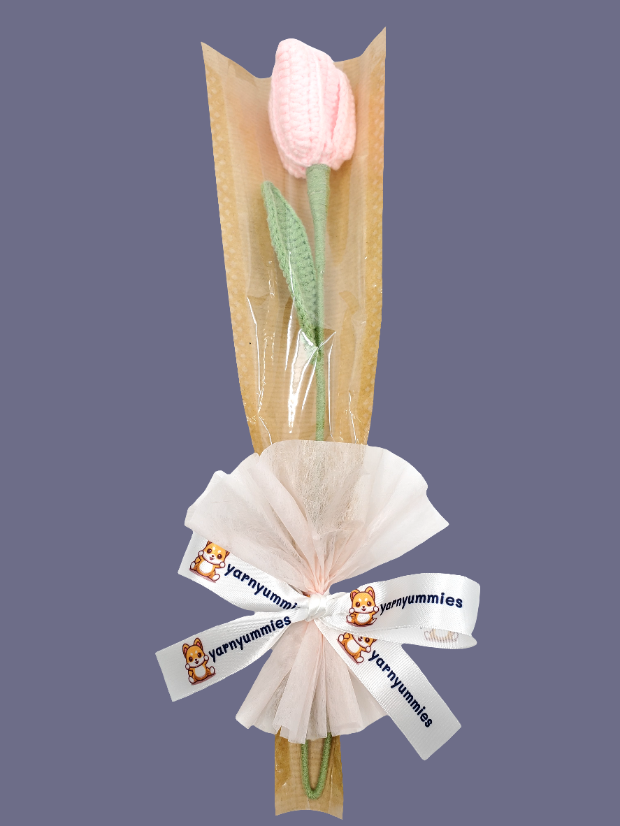 Crochet Flower - Tulips (Single)