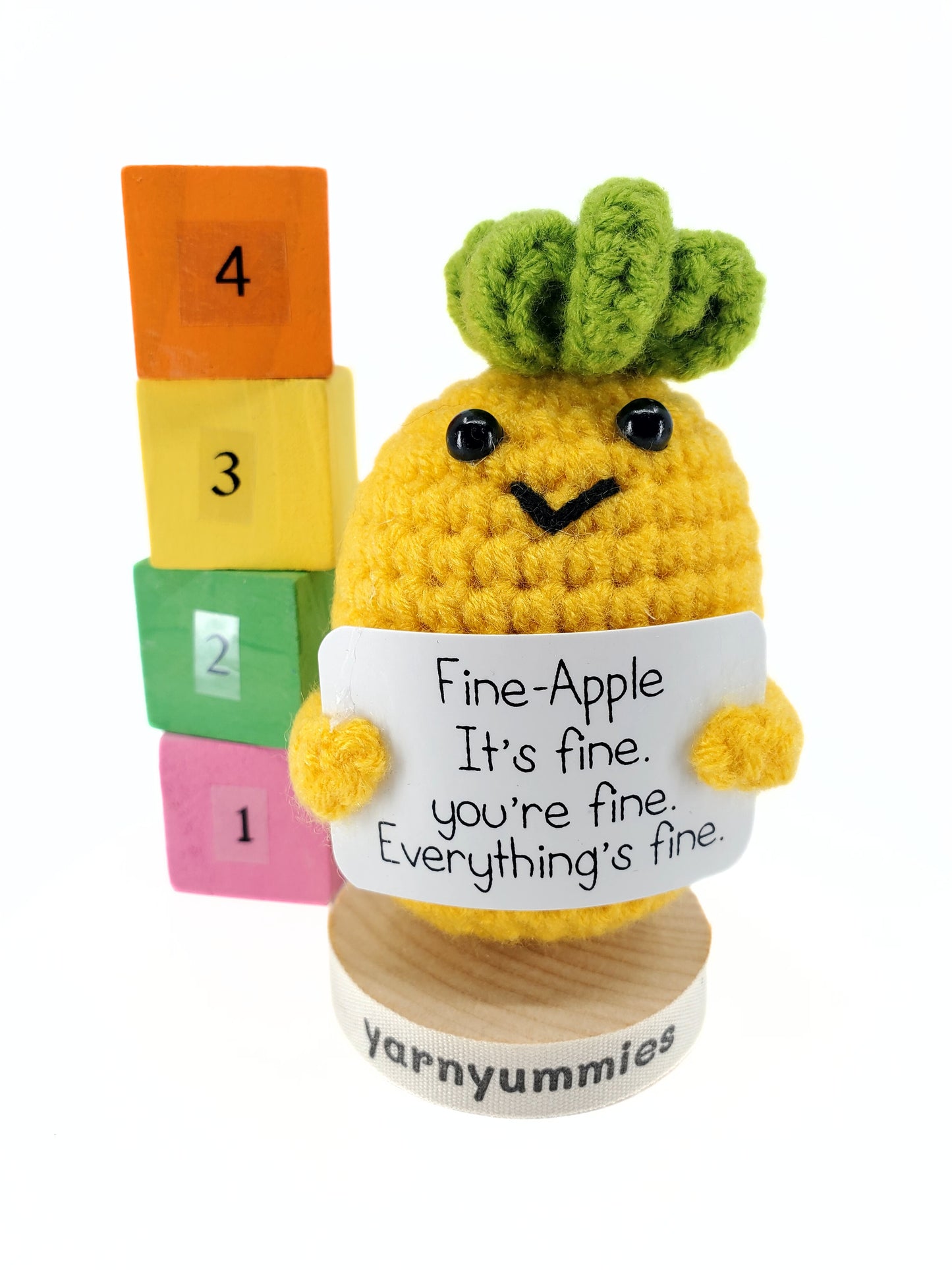 Stress-Relief Companion - Fine-Apple Anxiety Buddy