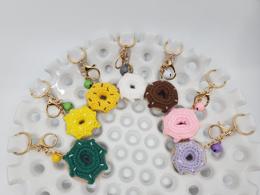 Crochet Donut Keychains