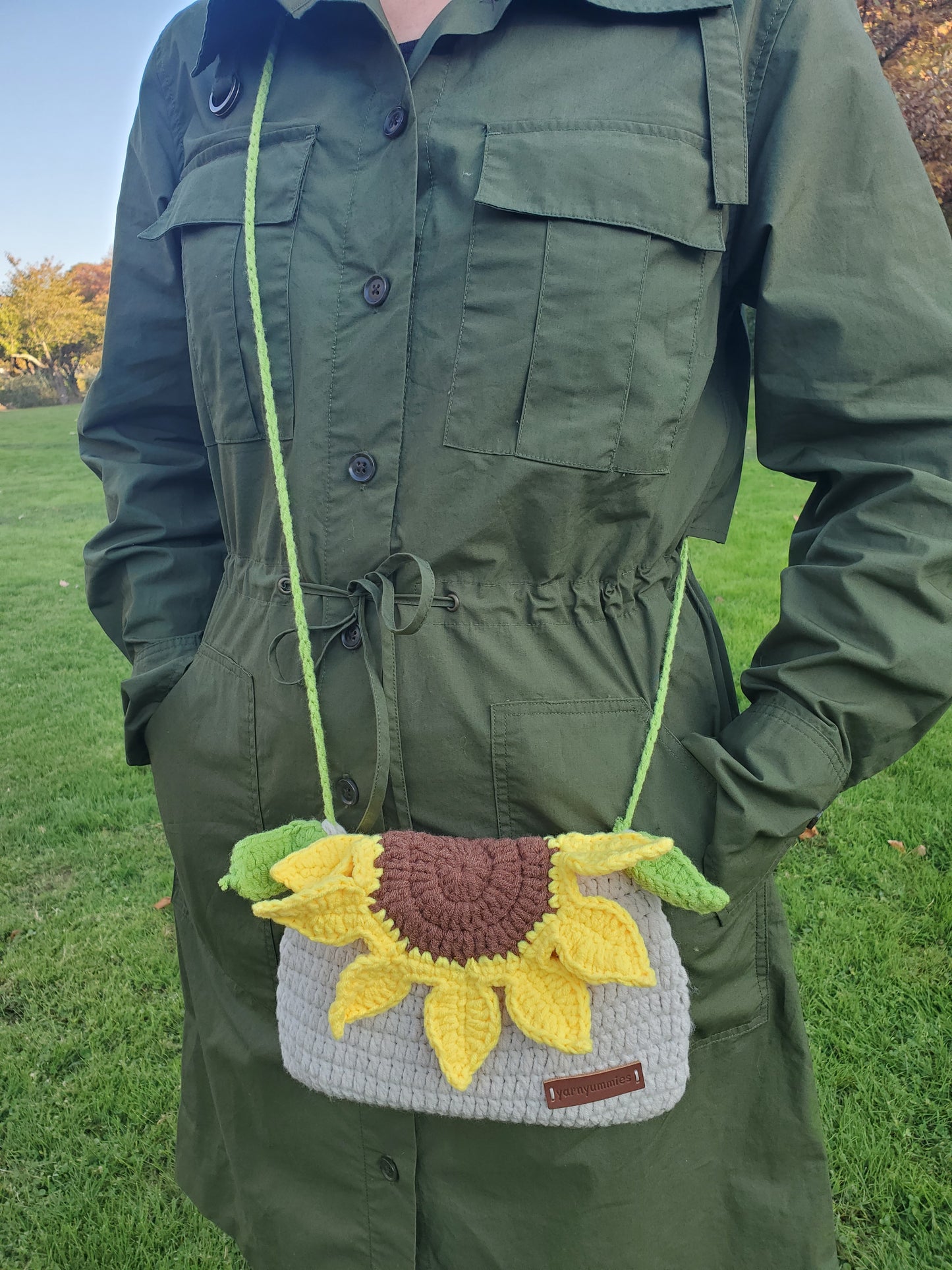 Sunflower Flap Bag