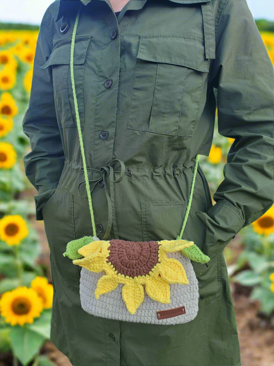 Sunflower Flap Bag