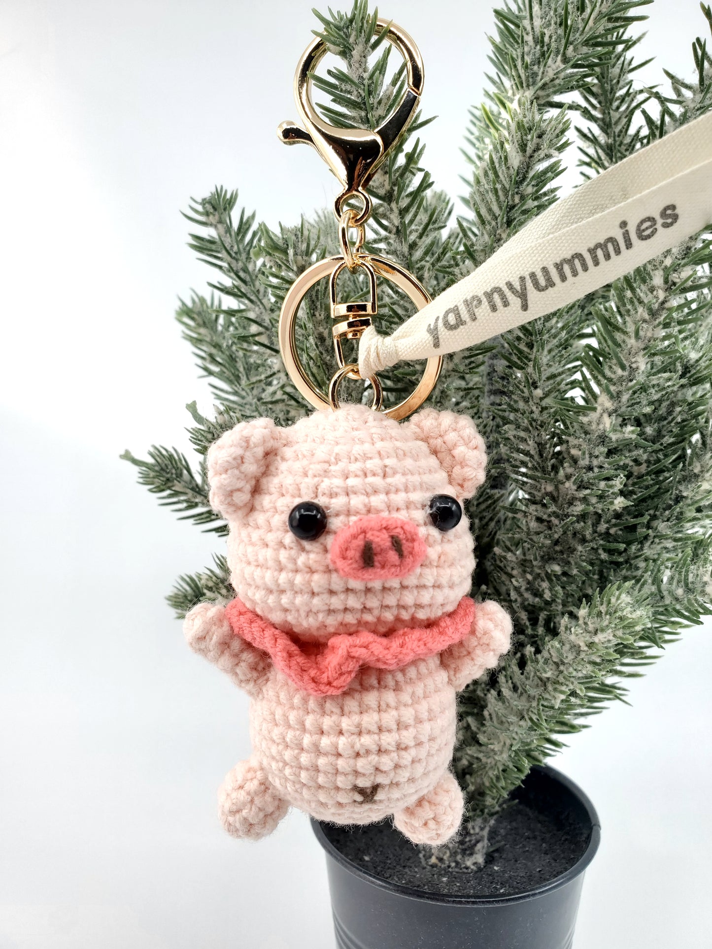 Pocket Pal Keychain - Piggy