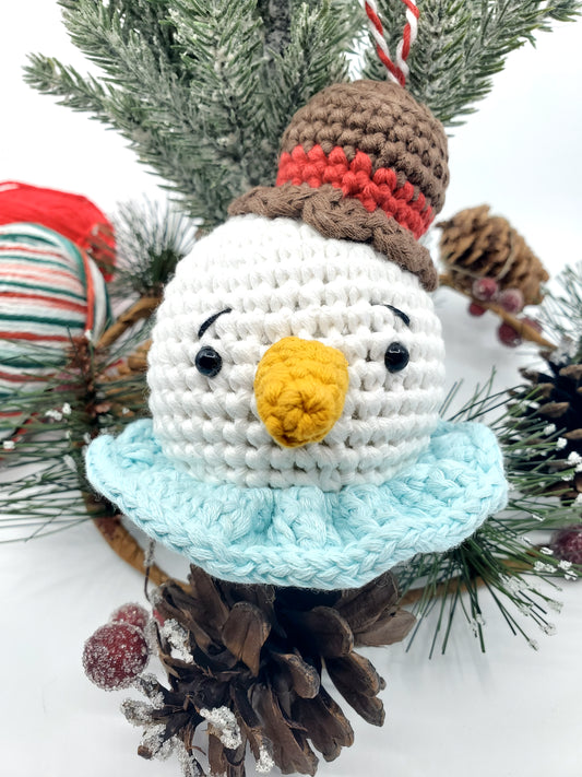 Snowman Head (With Rattle)