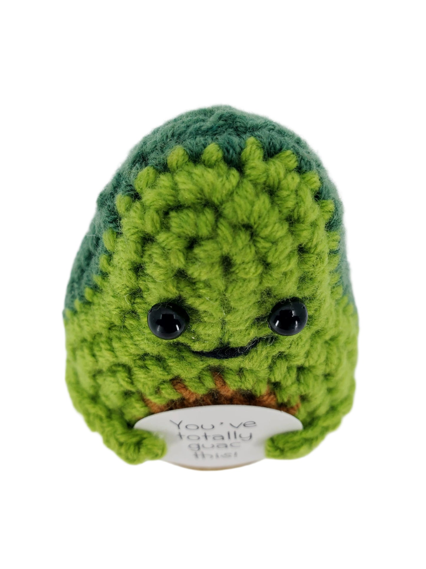 Guac Star – Mini Avocado Amigurumi with Stand