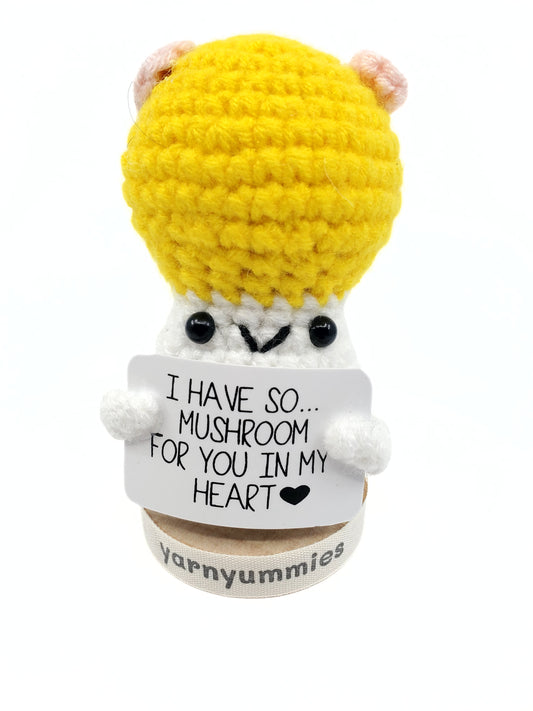 Mush Love – Mini Mushroom Amigurumi with Stand
