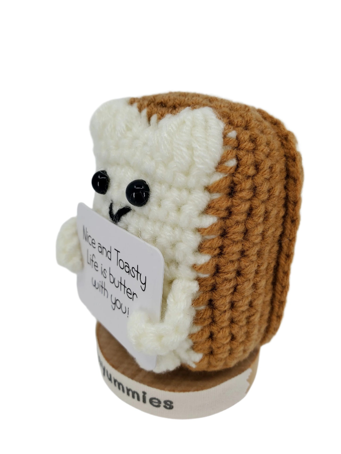 Nice & Toasty – Mini Toast Amigurumi with Stand