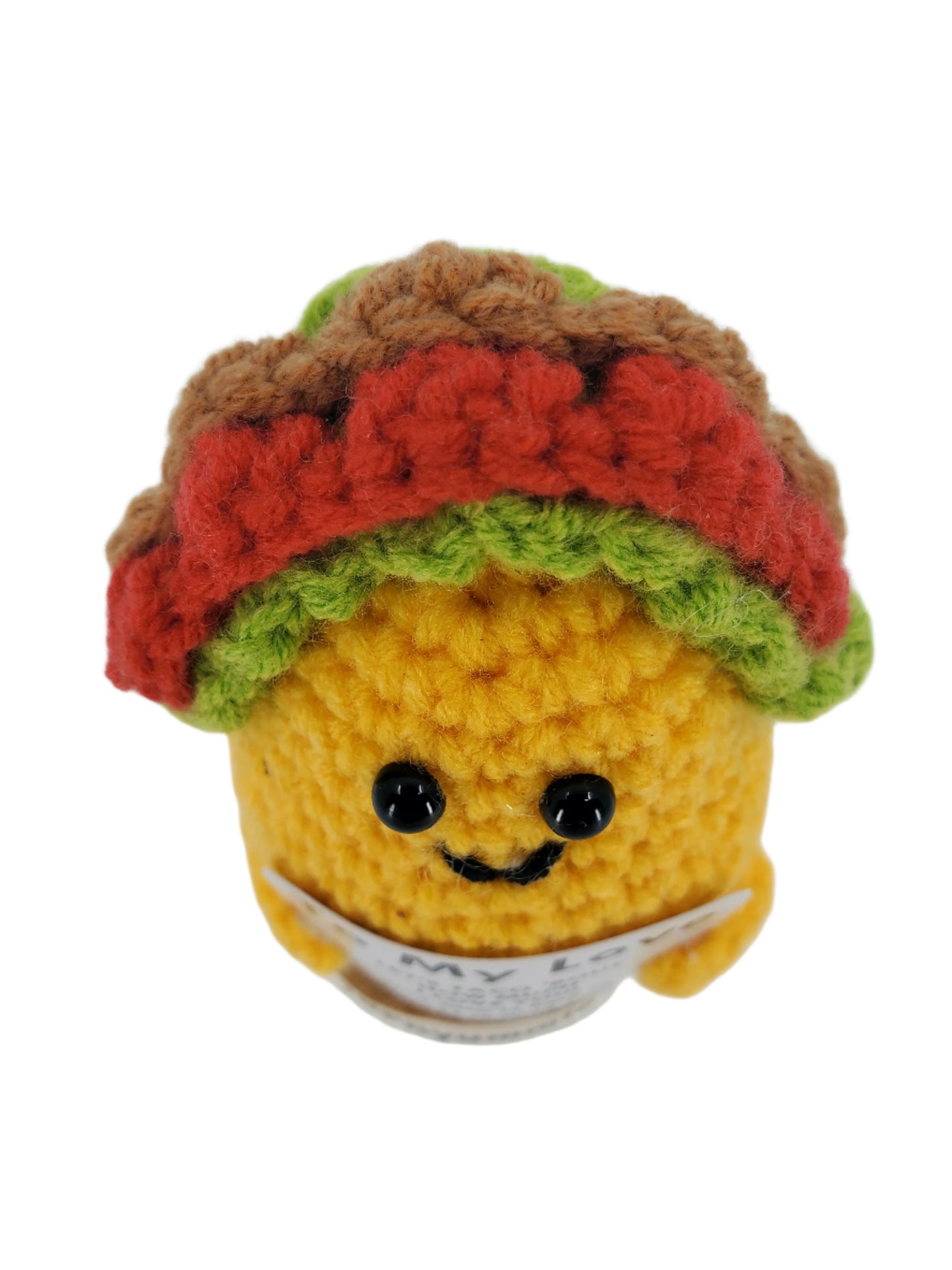 Love You Taco Much – Mini Taco Amigurumi with Stand
