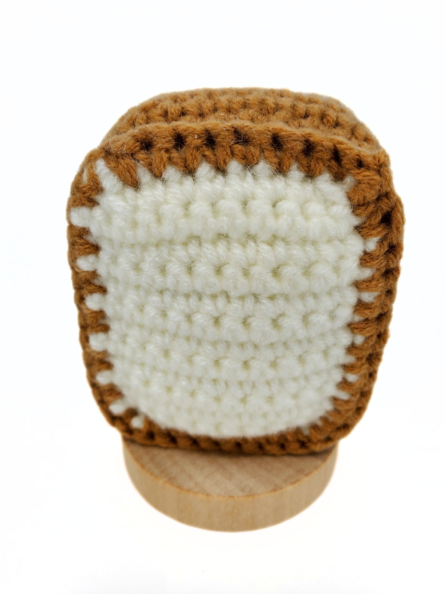 Nice & Toasty – Mini Toast Amigurumi with Stand