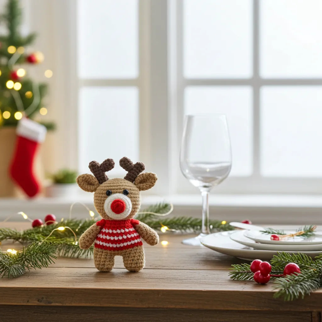 Reindeer Couple Amigurumi Set – A Whimsical Pair to Warm Your Holiday Heart 🦌 🎄