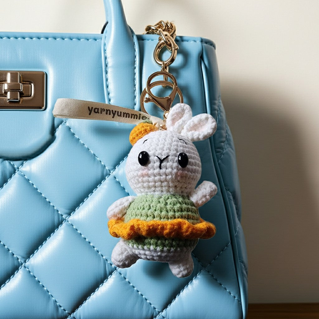 Buttercup the Sunshine Bunny - Pocket Pal Keychain 🐰