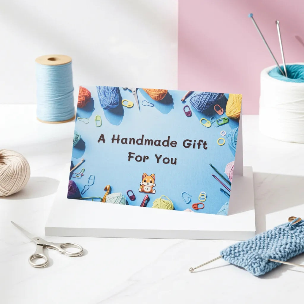 YarnYummies Signature Gift Message Card On Printed Personalized Messages
