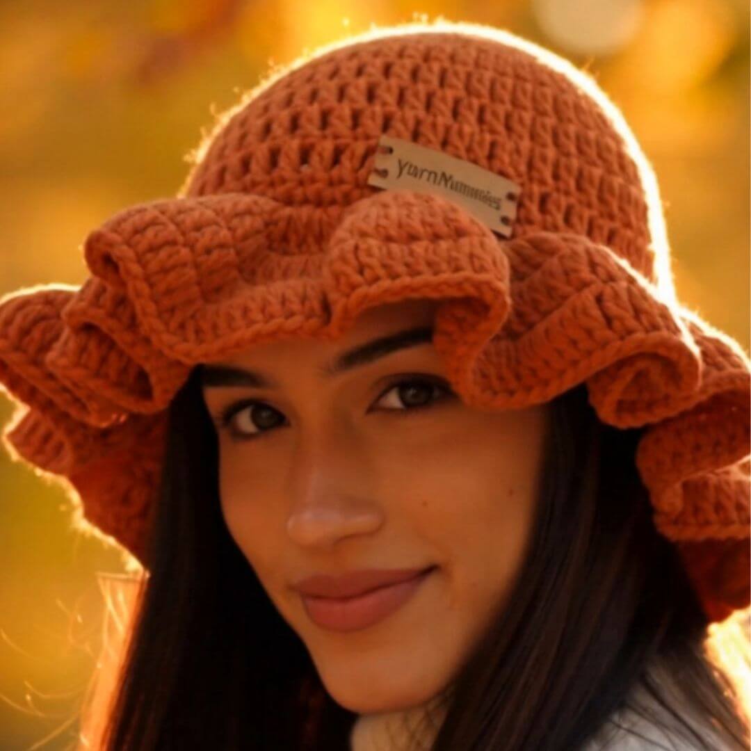 Ruffled Brim Bucket Hat - The "Perfect Hair Day" Hat That Actually Works