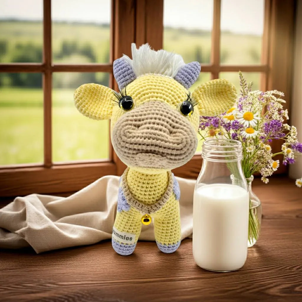 Cow (Yellow & Lavender)