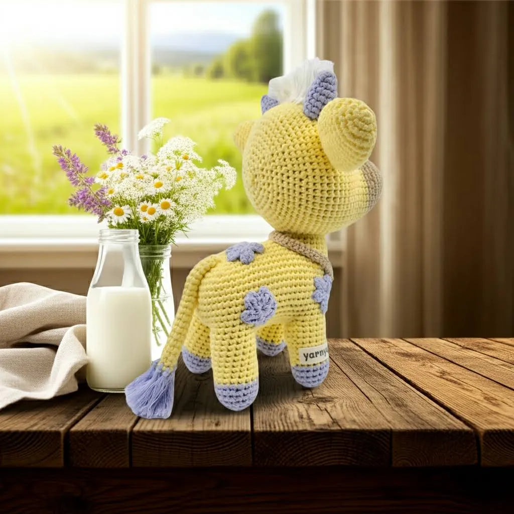 Cow (Yellow & Lavender)