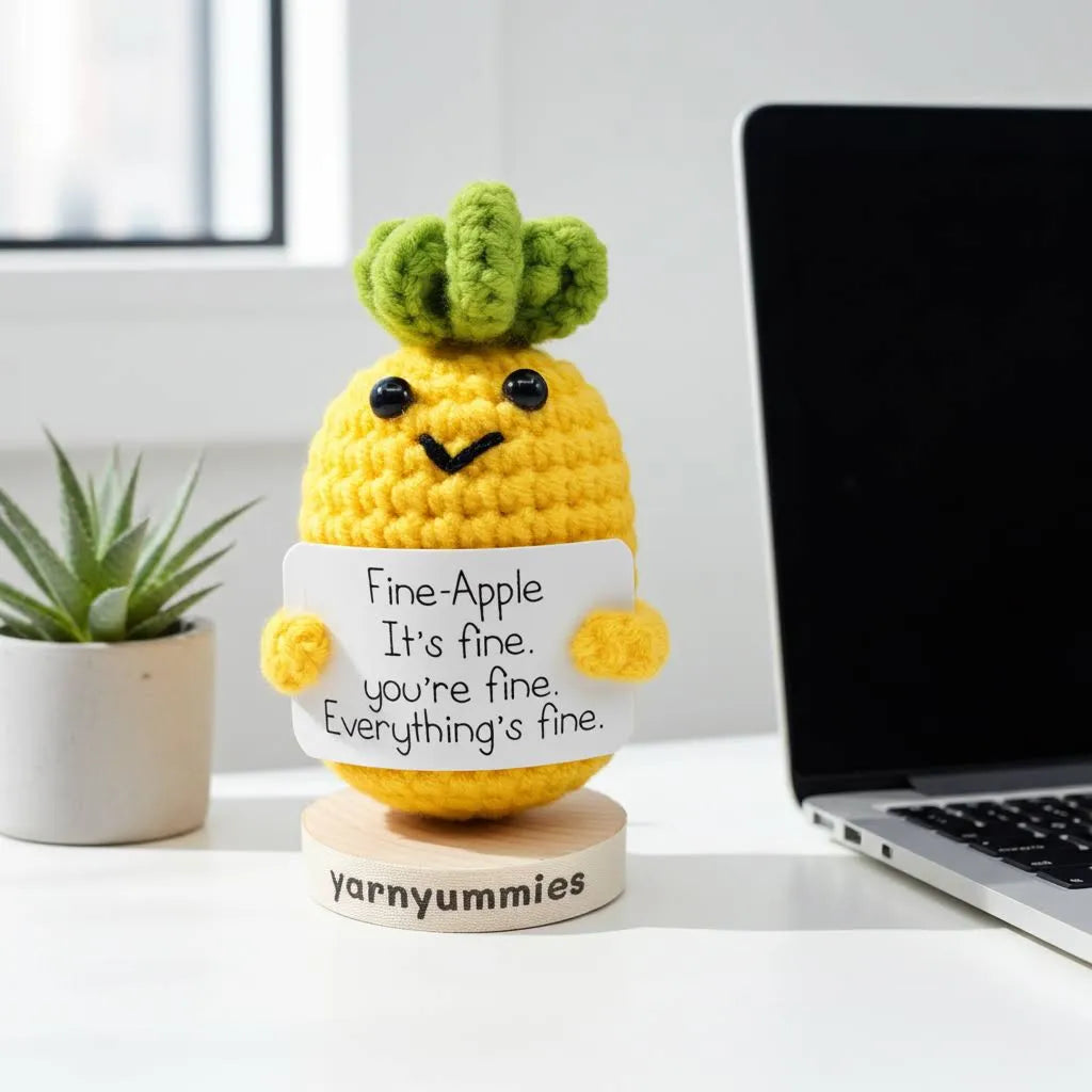 Stress-Relief Companion - Fine-Apple Anxiety Buddy