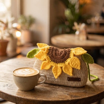 Sunflower Flap Bag
