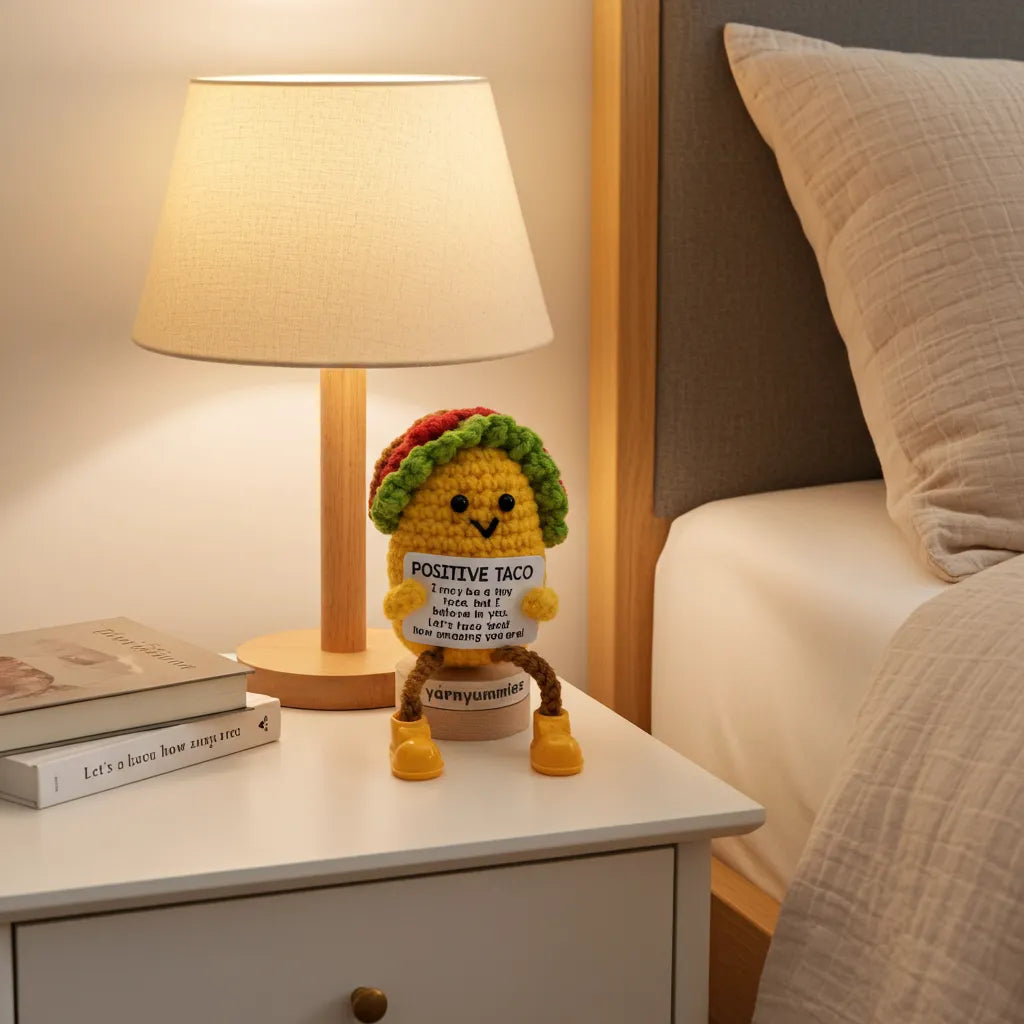 Taco 'Bout Positivity – Handmade Mini Taco That Stands By You Every Day