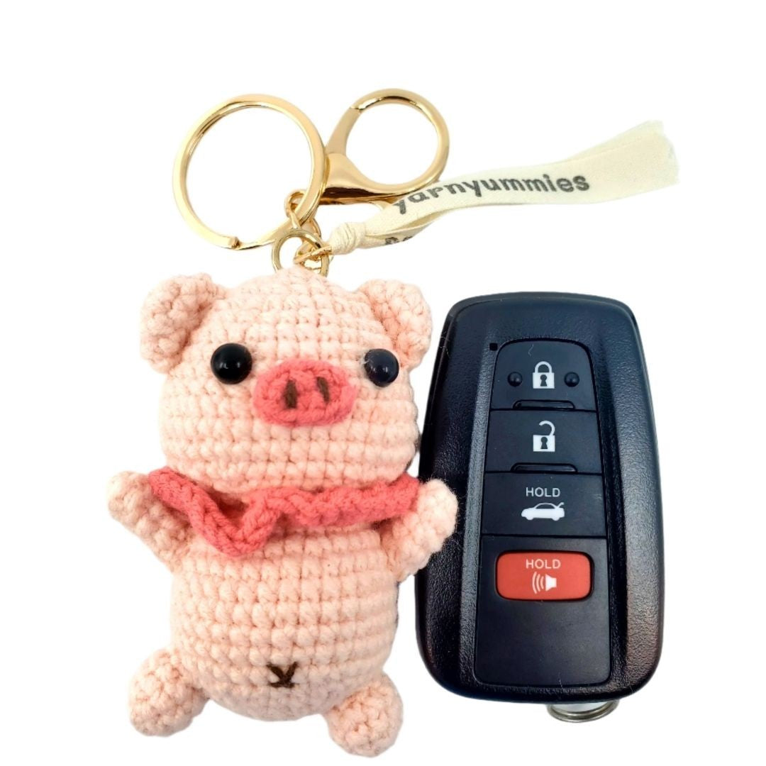 Blossom the Sweet Pig - Pocket Pal Keychain 🐷