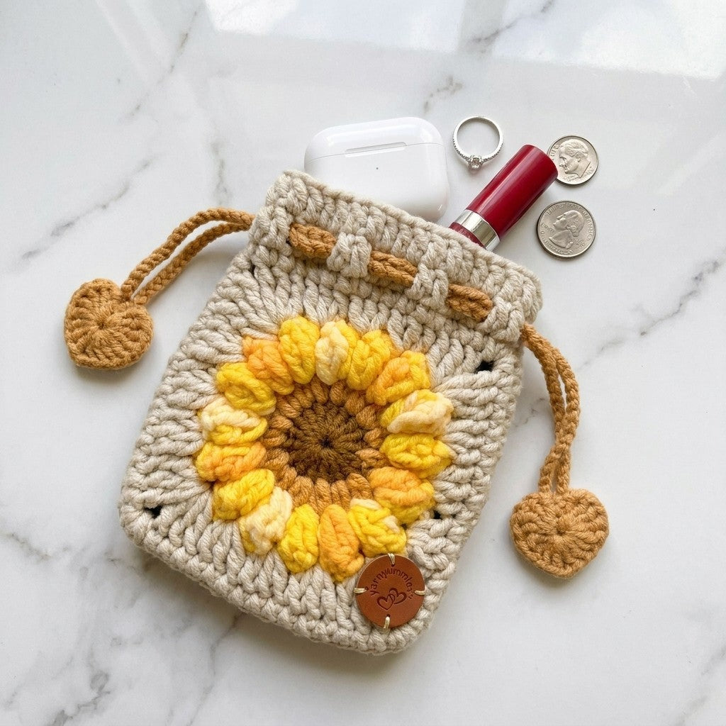 Sunflower Mini Pouch