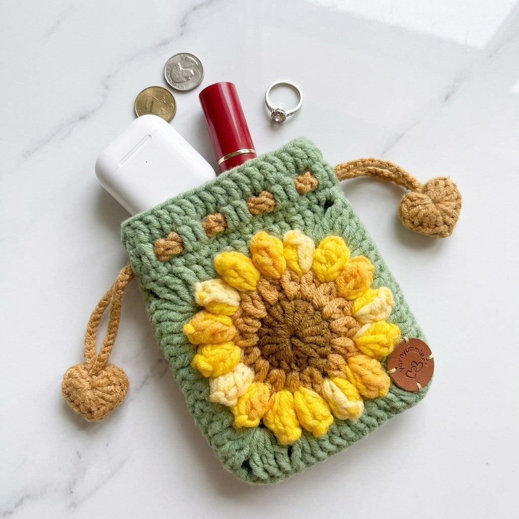 Sunflower Mini Pouch